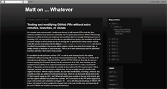 Desktop Screenshot of blog.rolpdog.com
